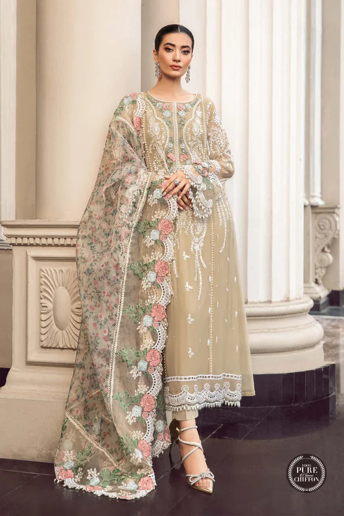 Maria B Skin Formal Collection Chiffon Replica