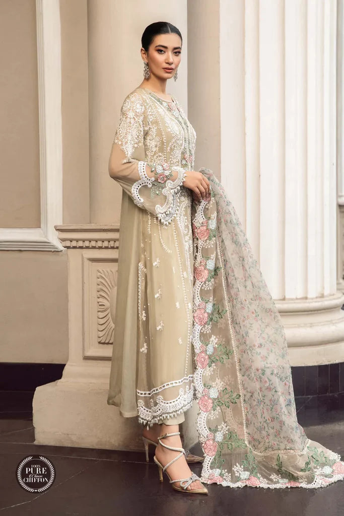 Maria B Skin Formal Collection Chiffon Replica