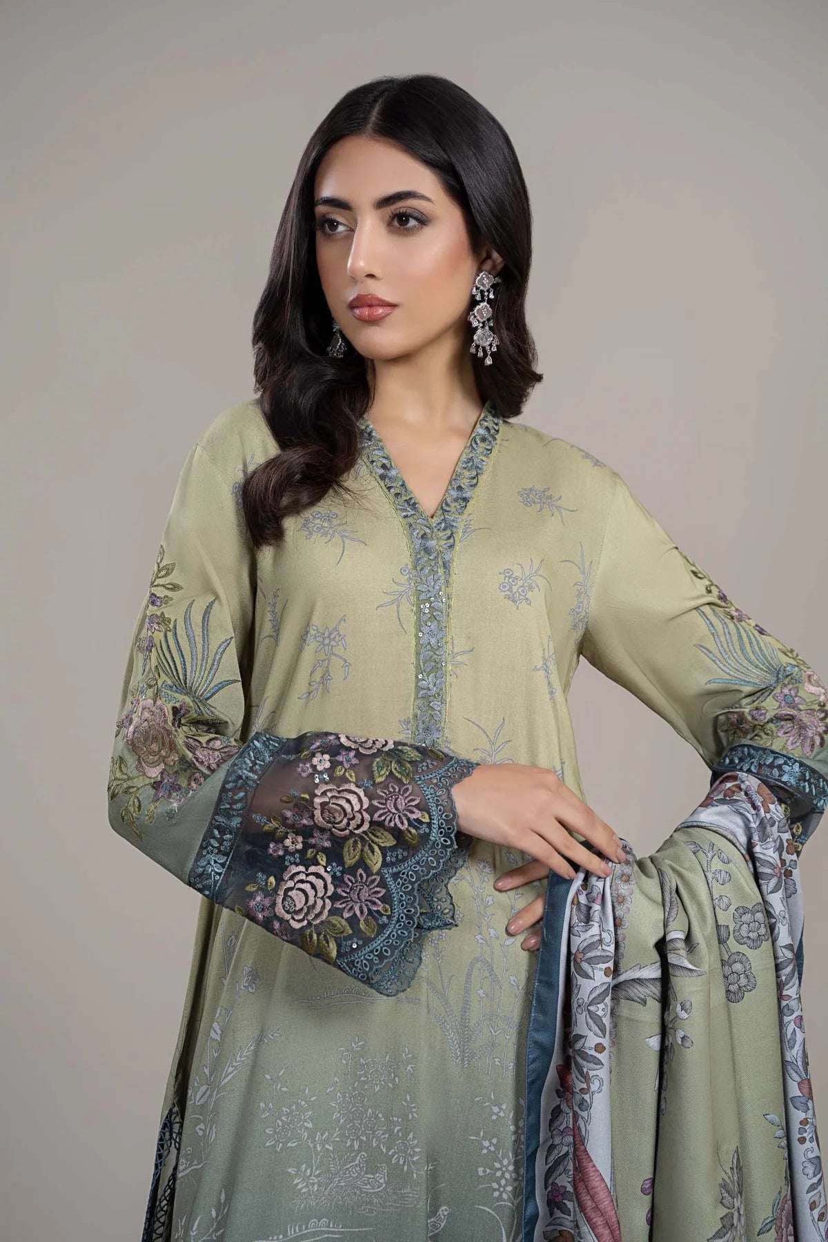 Maria B Green Digital Printed Lawn Collection Replica