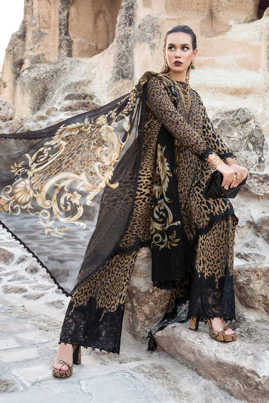 Maria B Printed Black Luxury Lawn Collection Replica