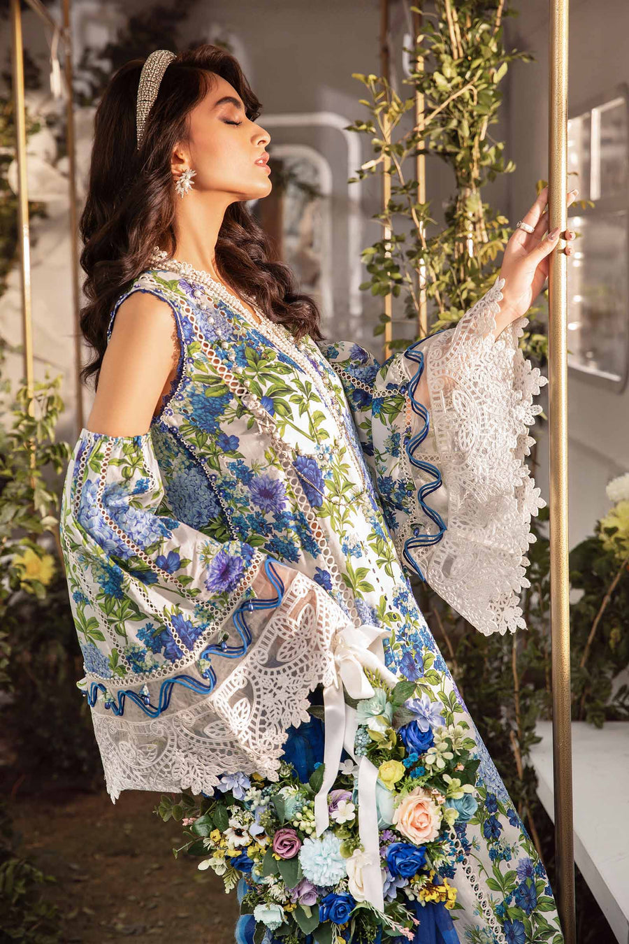 Maria B White Mprint Luxury Lawn Collection Replica