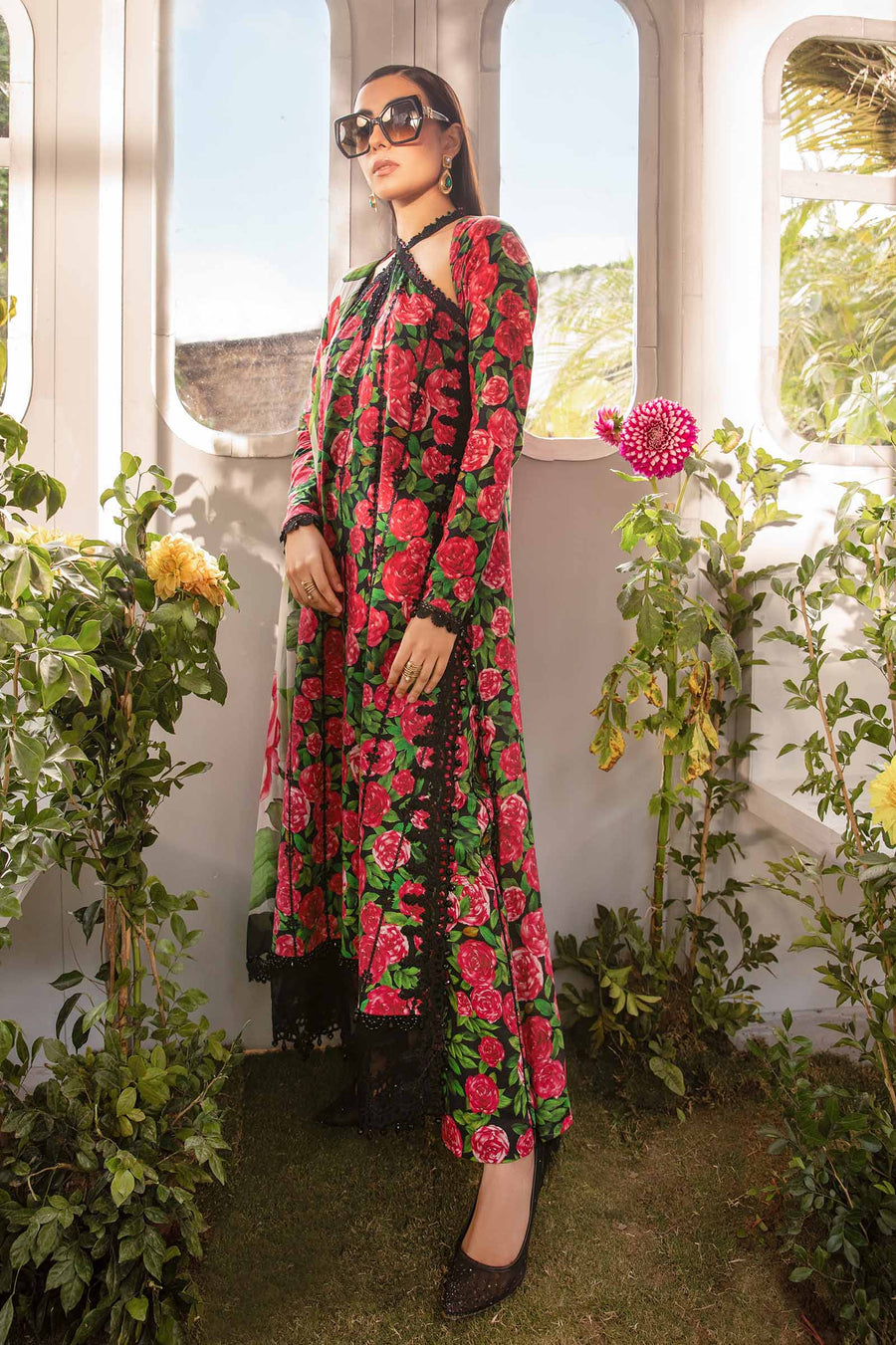 Maria B Mprint Black Luxury Lawn Collection Replica