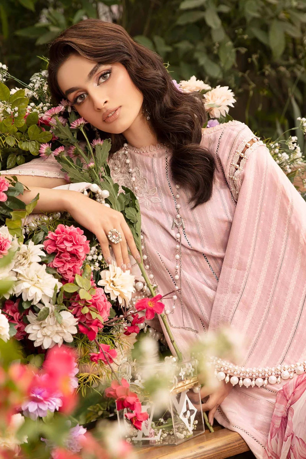 Maria B Pink MPrint Lawn Collection Replica