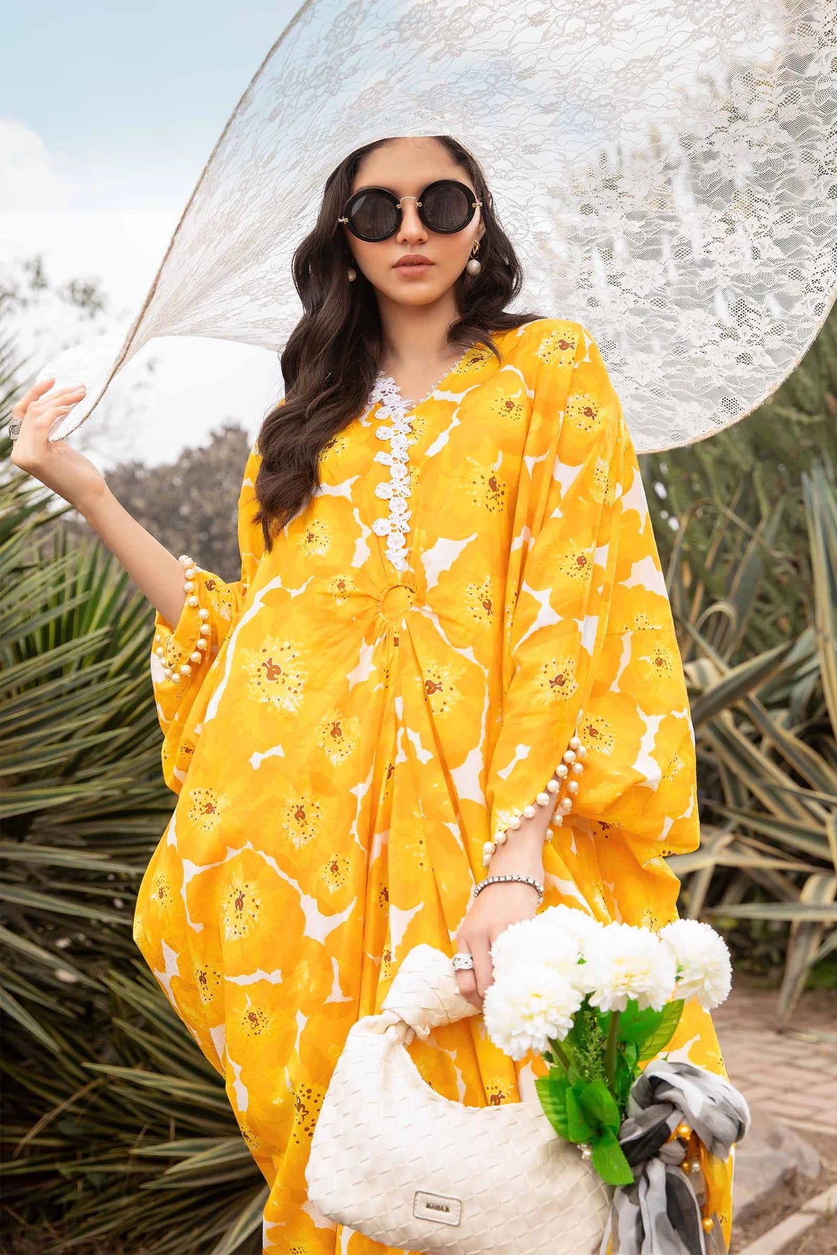 Maria B Mprint Yellow Printed Lawn Collection Replica