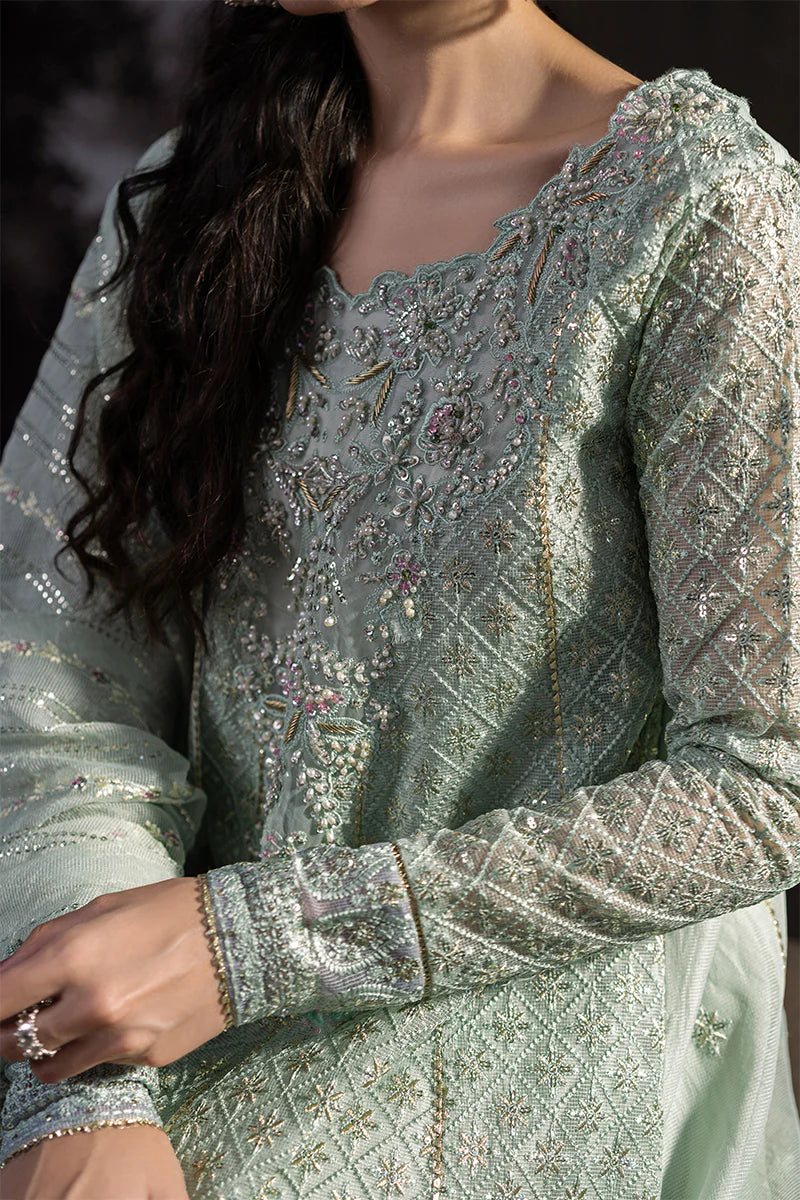 Mushq Mint Green Exclusive Collection Khaadi Net Replica