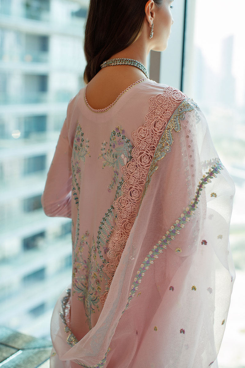 Mushq Pink Luxury Lawn Collection Replica