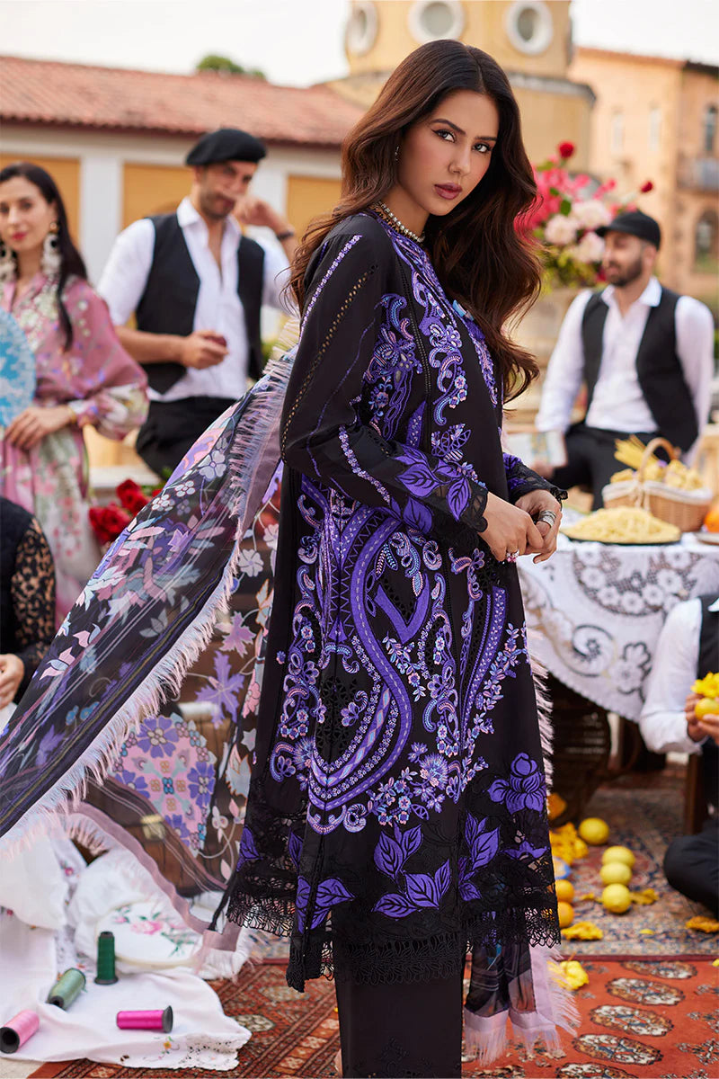 Mushq Black Luxury Lawn Collection Replica