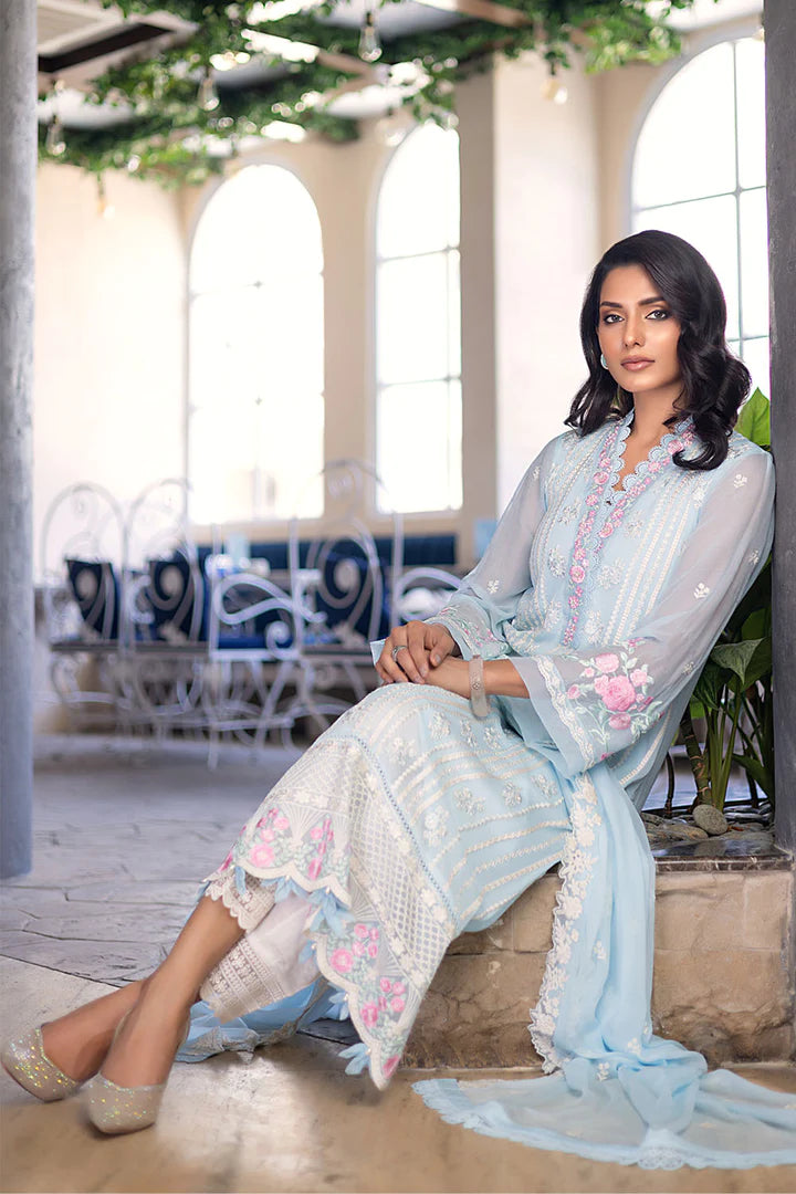 Azure Sky Blue Formal Collection Chiffon Replica