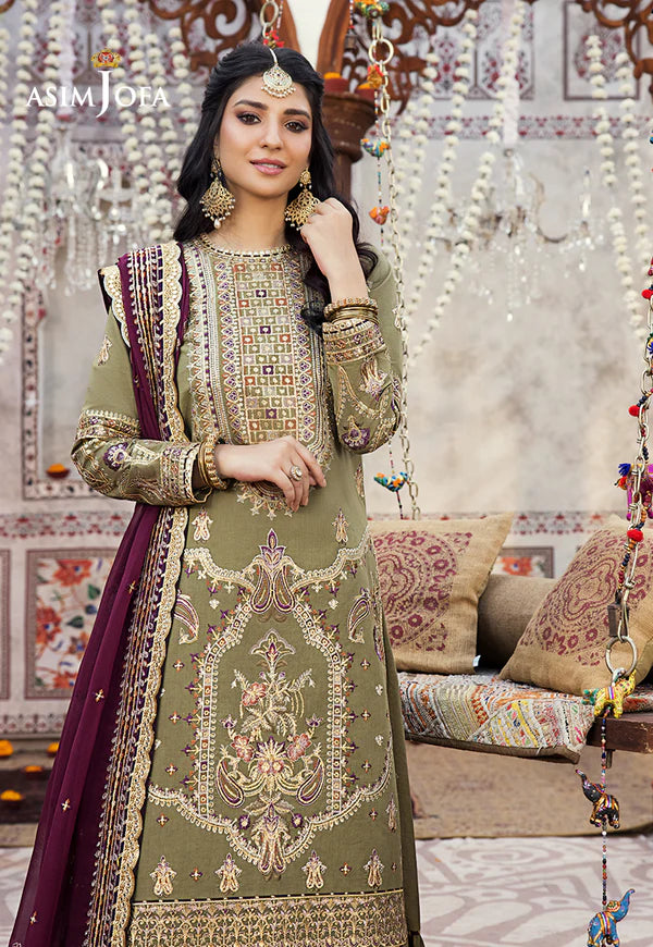 Asim Jofa Mehendi Formal Collection Chiffon Replica