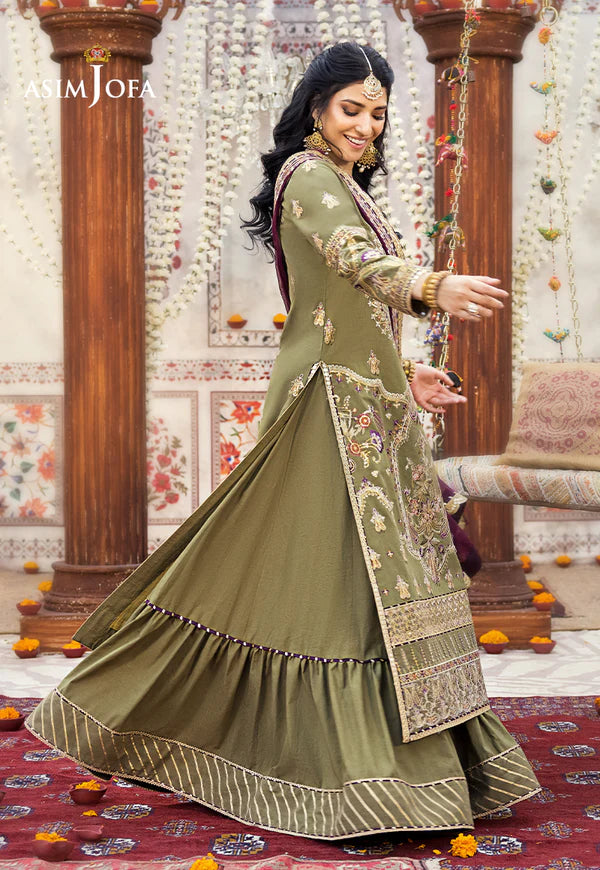 Asim Jofa Mehendi Formal Collection Chiffon Replica