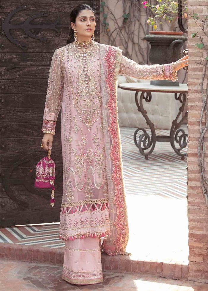 Afrozeh Pink Formal Collection Organza Replica