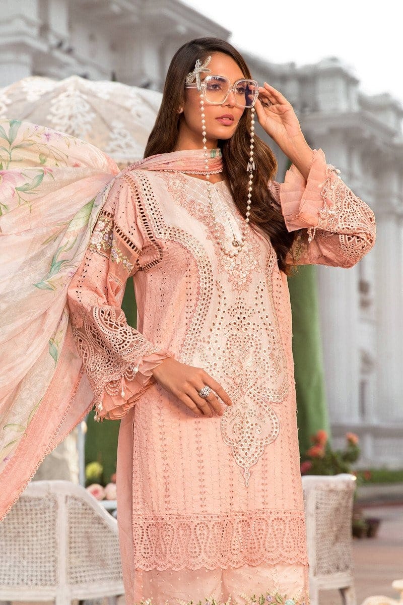 Maria B Pink Luxury Lawn Collection Replica