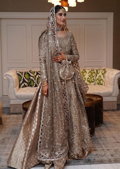 Tina Durrani Skin Bridal Collection Net Maxi Replica