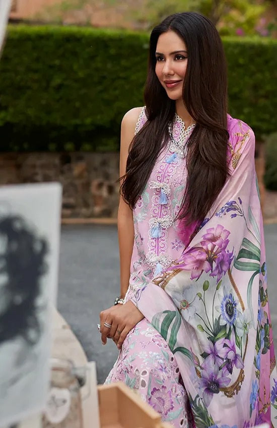 Mushq Pink Luxury Lawn Collection Replica