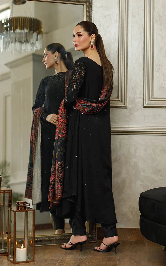 Threads And Motifz Black Formal Collection Silk Replica