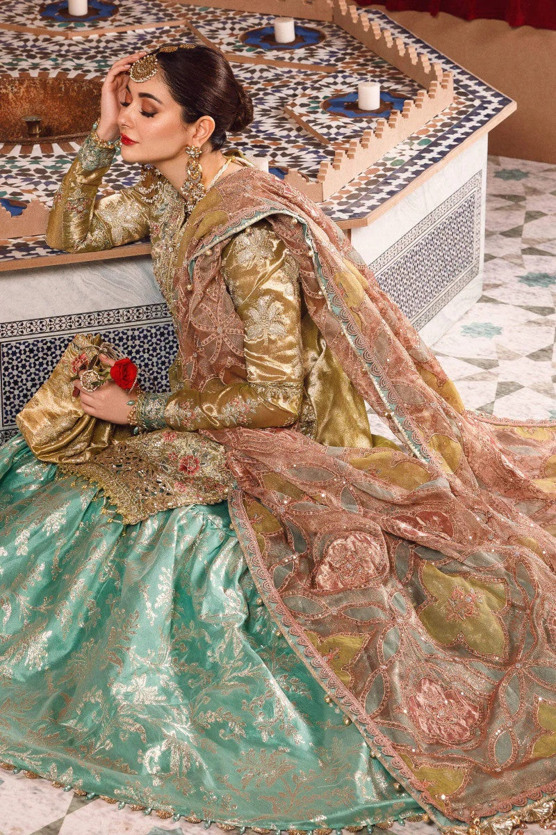 Maria B Maysori Exclusive Bridal Collection Gharara Replica