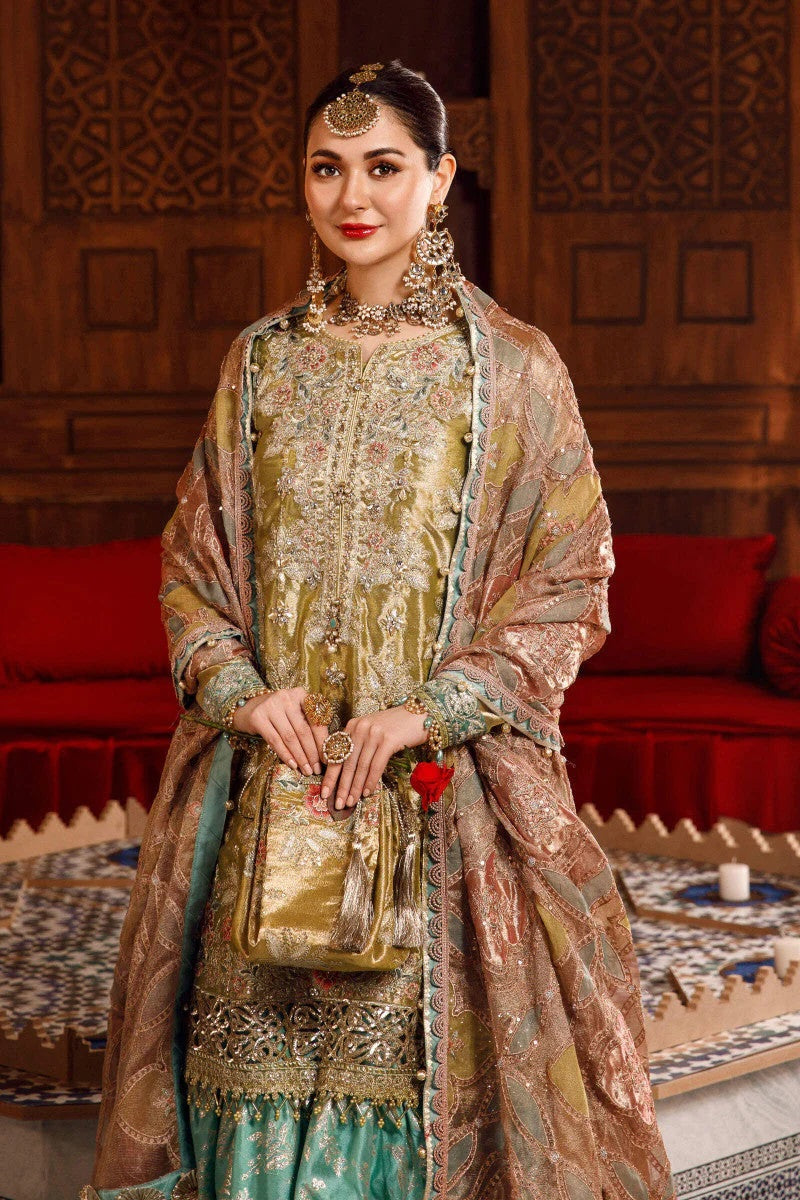 Maria B Maysori Exclusive Bridal Collection Gharara Replica