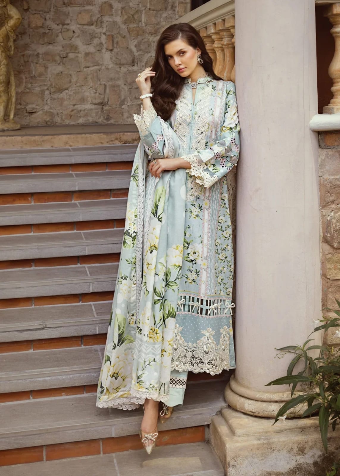 Elaf Skin Printed Lawn Collection Replica