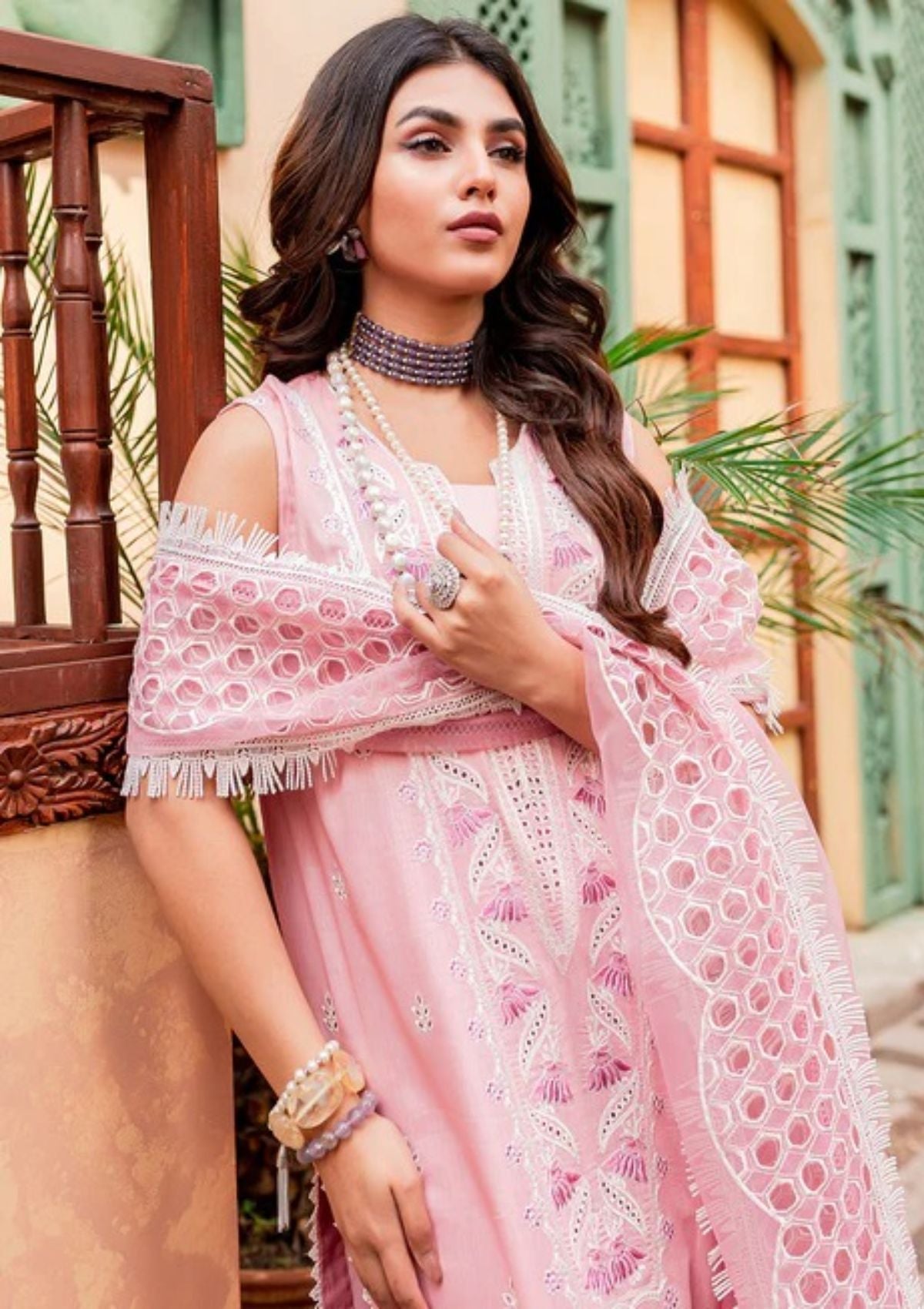 Parishay Pink Luxury Lawn Collection Replica