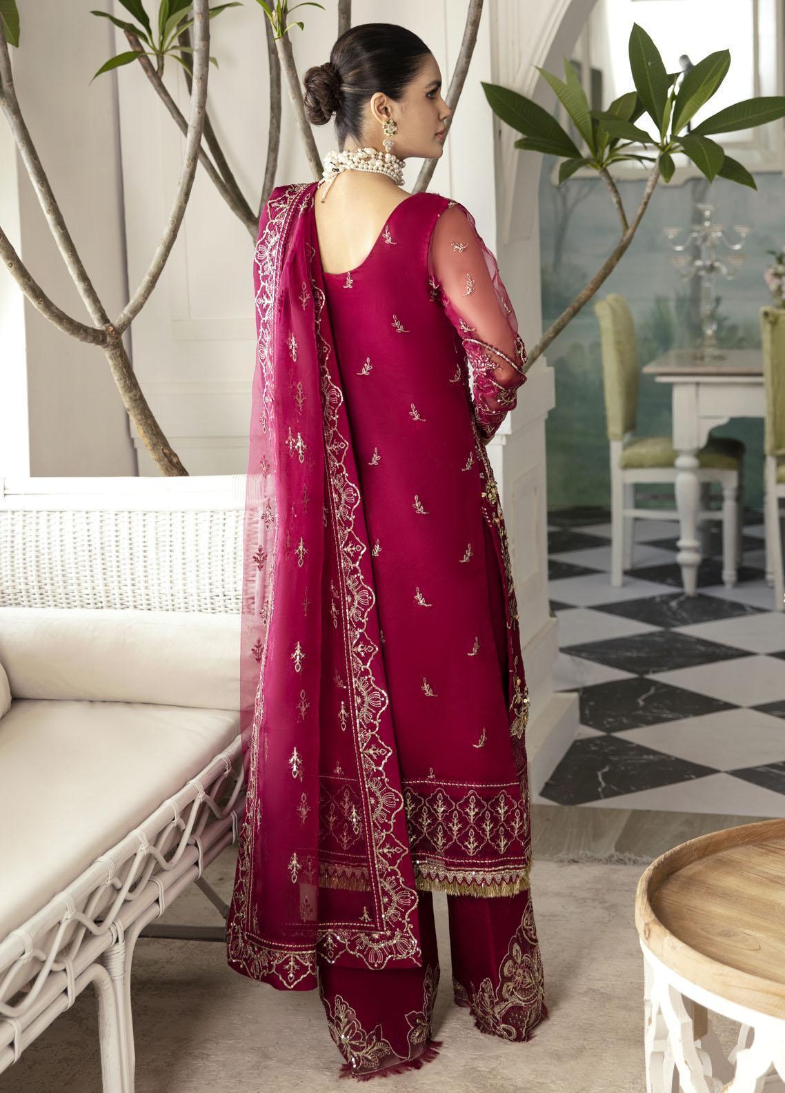 Gulaal Shocking Pink Exclusive Net Replica