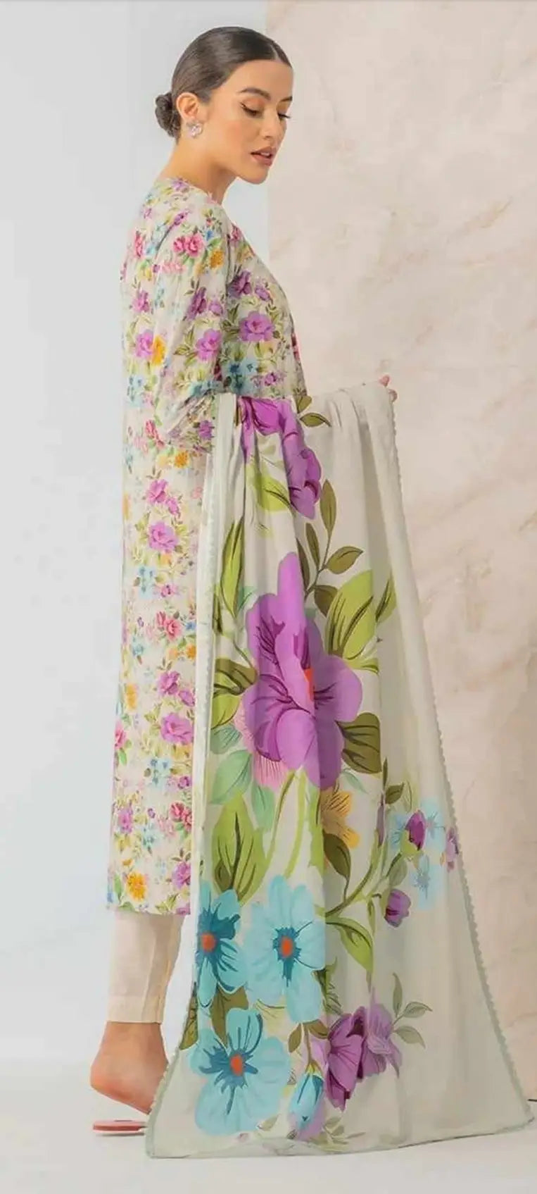 SHRENZ Skin Swiss Lawn Collection Replica