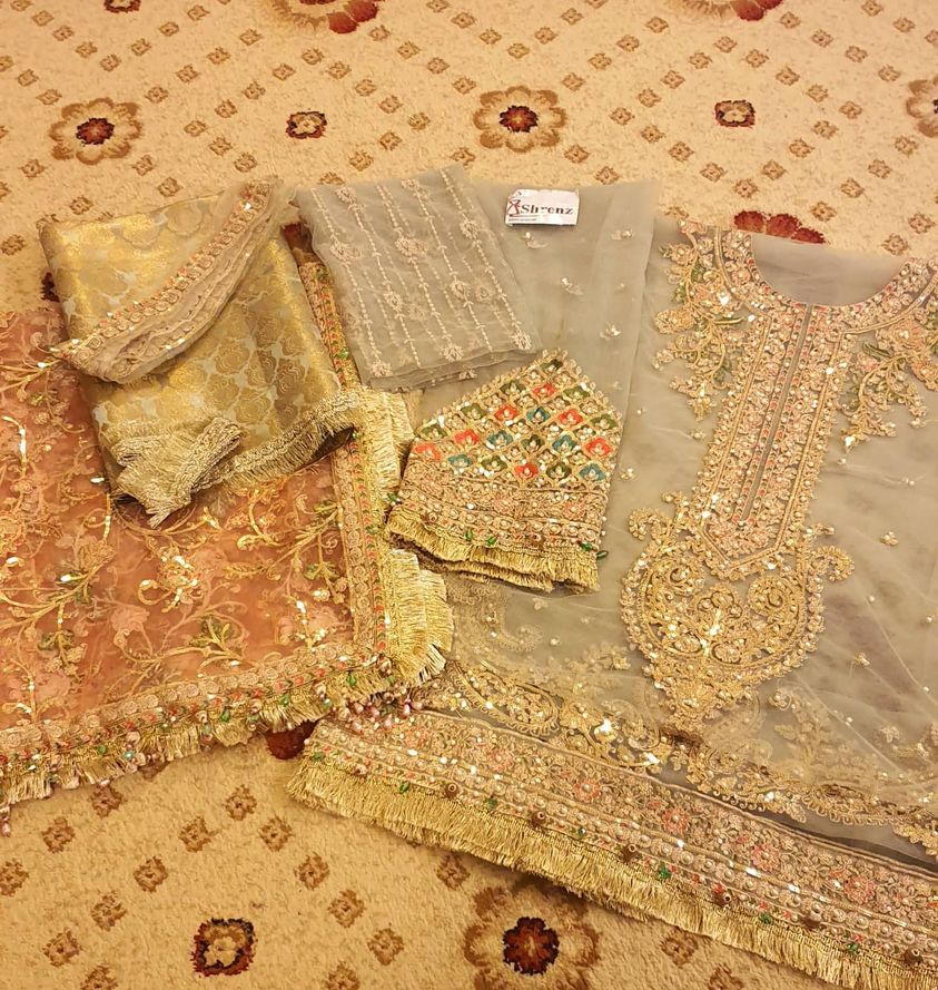 Maria B Green Gharara Exclusive Master Replica