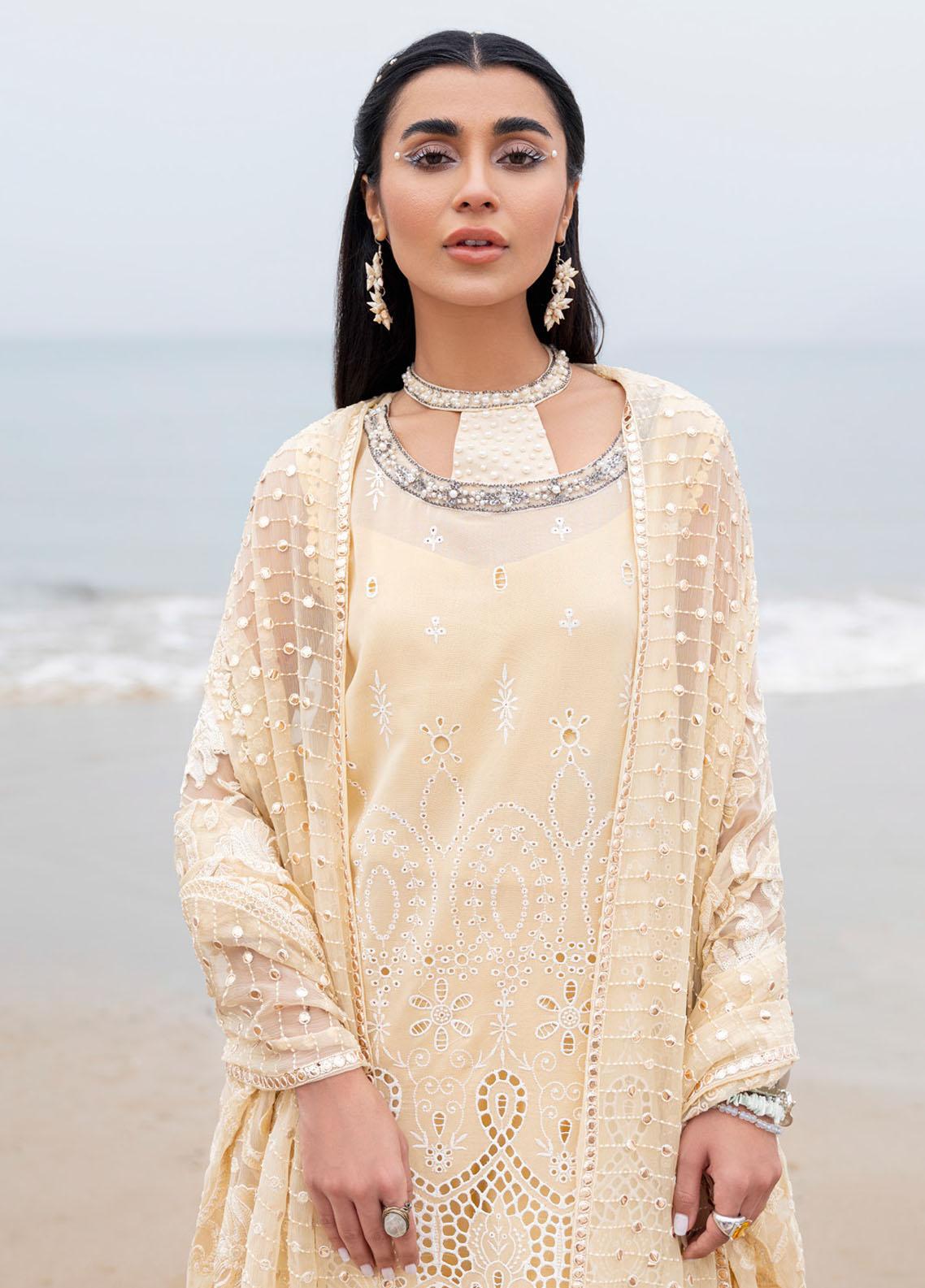 Nureh Tere Sang Yellow Luxury Lawn Collection Replica