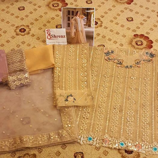 Shrenz Skin Bridal Collection Maysori Gharara Replica