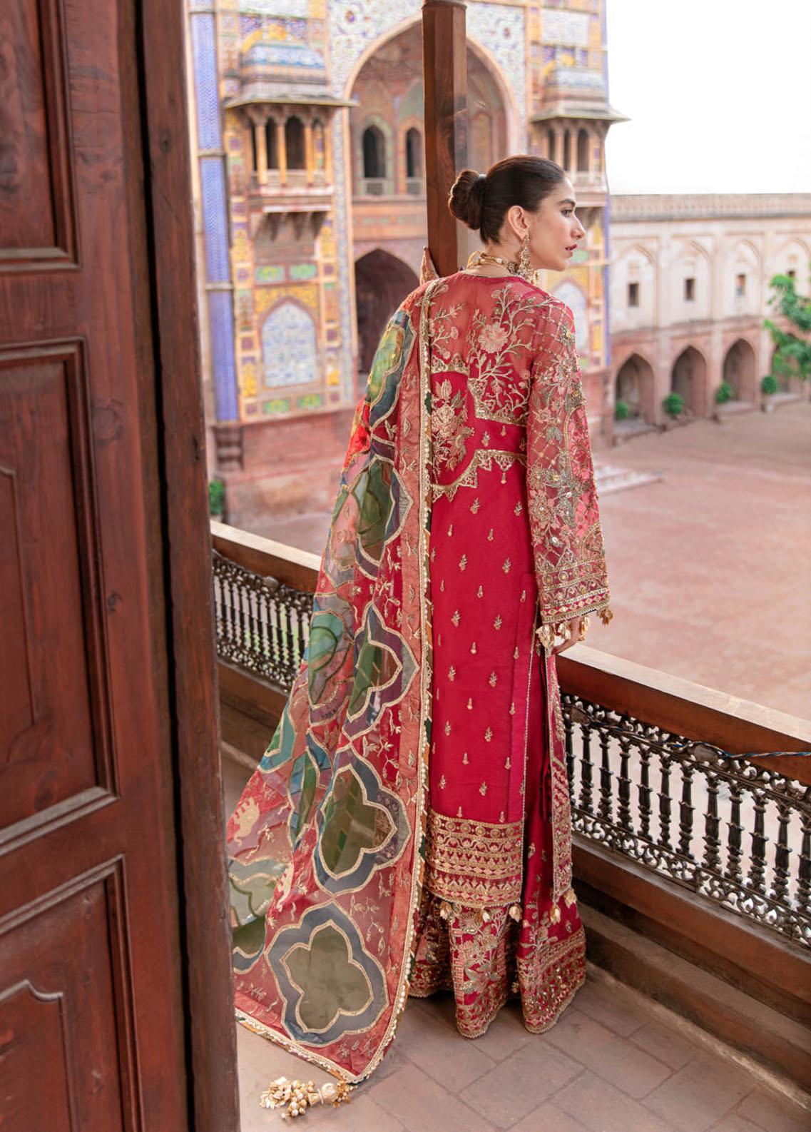 Zarlish By Mohsin Naveed Ranjha Organza Replica