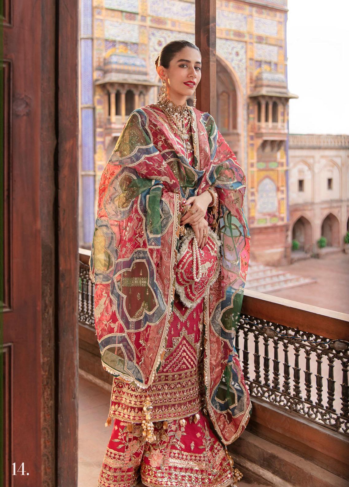 Zarlish By Mohsin Naveed Ranjha Organza Replica